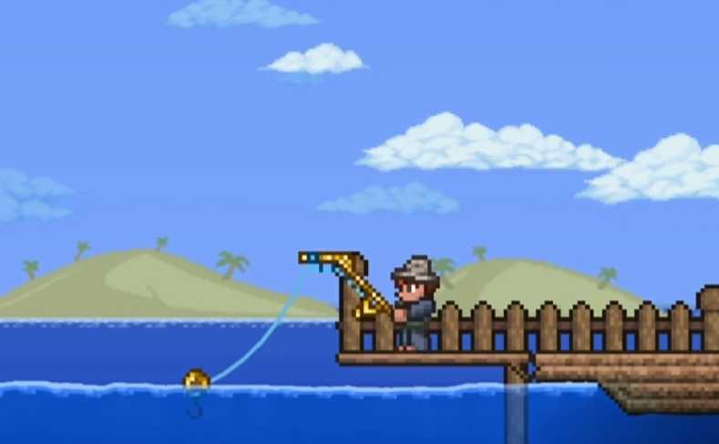 泰拉瑞亚钓鱼用什么鱼竿