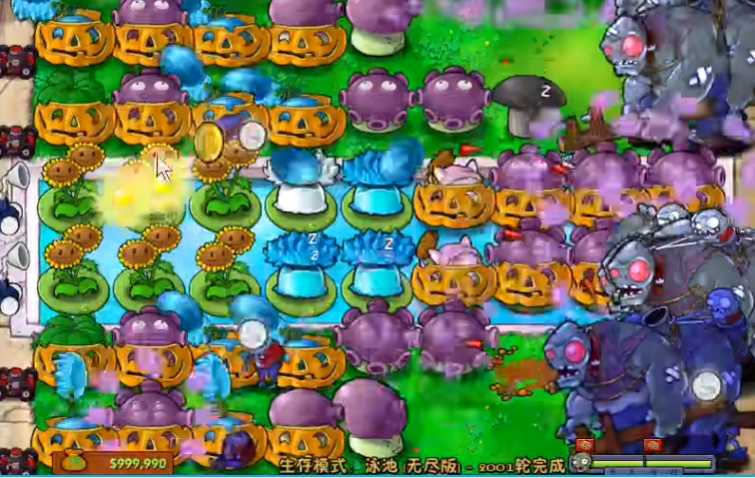 植物大战僵尸无尽版怎么布阵无炮