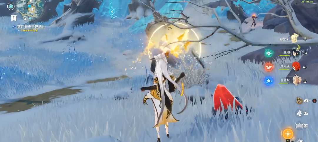 原神怎么登上雪山中间 原神怎么登上雪山中间