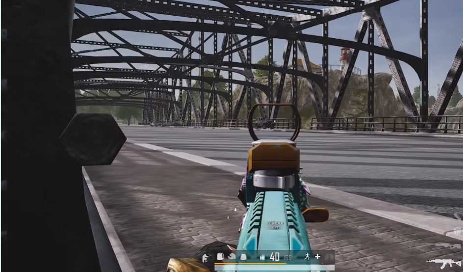 绝地求生怎么跳到桥上面