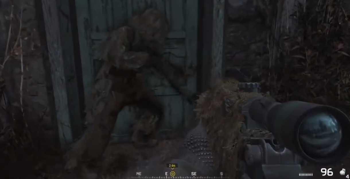 使命召唤4双狙怎么过的